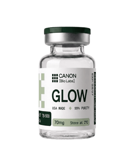 GLOW vial and packaging