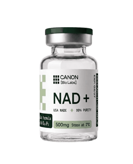 NAD+ vial and packaging